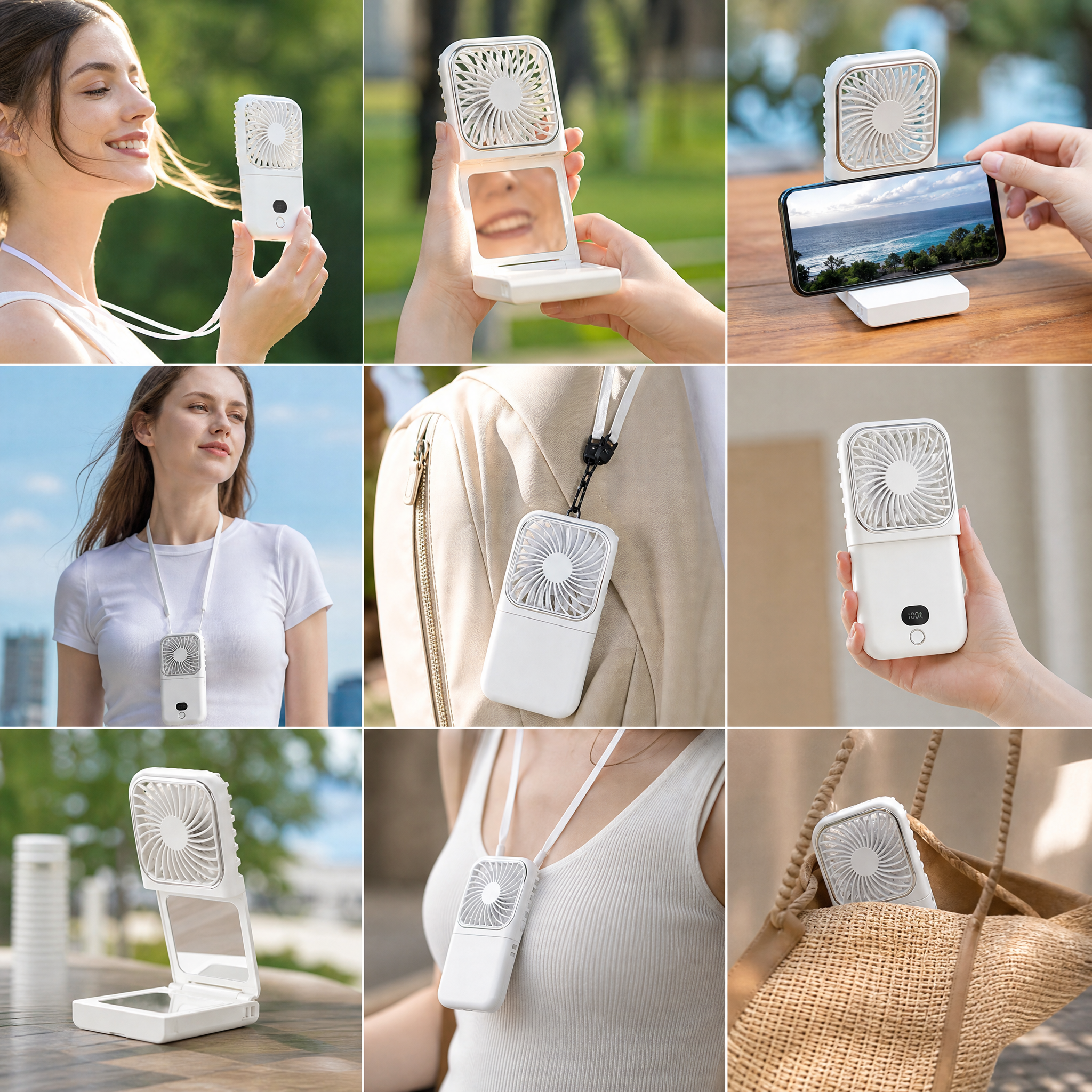 Zwei perfekte Lösungen in einem Gerät: Ventilator und Powerbank